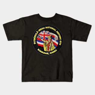 Pu'ukohola Heiau National Historic Site Patch Kids T-Shirt